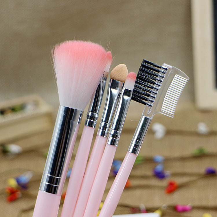 5 Makeup Brushes Eyebrow Lip Mascara Brush Suit